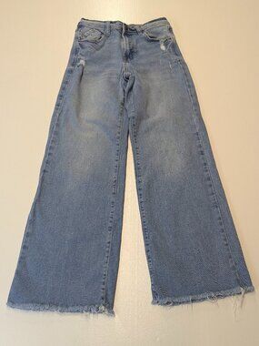 Kensie Jeans Vintage Luxe Wide Leg Medium Wash Size 2/26